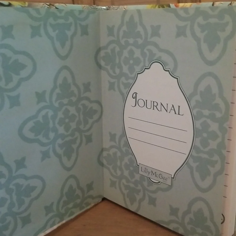 Lily McGee Floral Hardcover Journal
